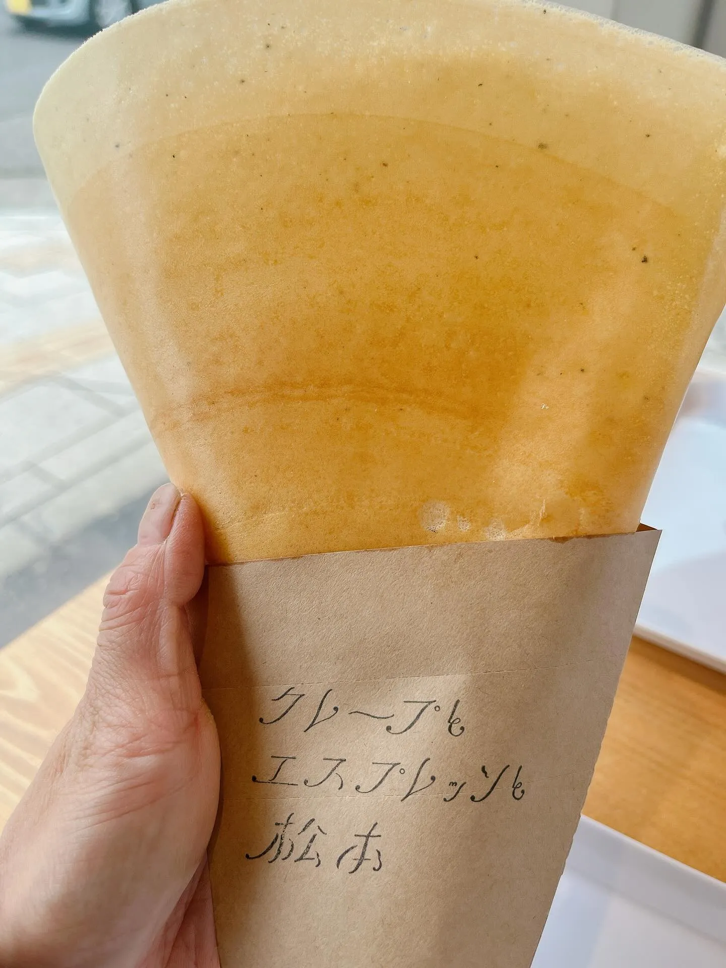 ついに食べたクレープ!